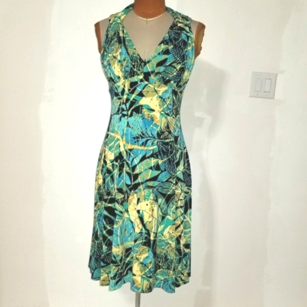 Annected unique semi-halter dress Sz 12
